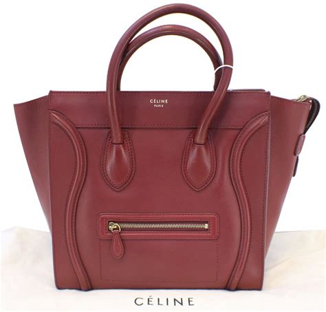 celine tote bag red|celine tote bag vintage.